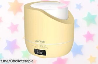 Difusor de aroma Cecotec PureAroma 500 con luz LED y temporizador: un super chollo que transformará tu hogar en un oasis de relajación, ¡aprovéchalo antes de que se acabe!