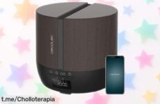 Difusor de aromas Cecotec con 500 ml, luces LED y control por app: ¡descuentazo espectacular para transformar tu hogar! No te lo pierdas, corre que se agota.