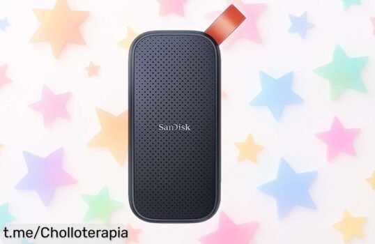 Disco duro externo SSD SanDisk de 2 TB, velocidad brutal y resistente: gran rebaja que no puedes dejar pasar ¡Protege tus recuerdos con este súper chollo ahora!