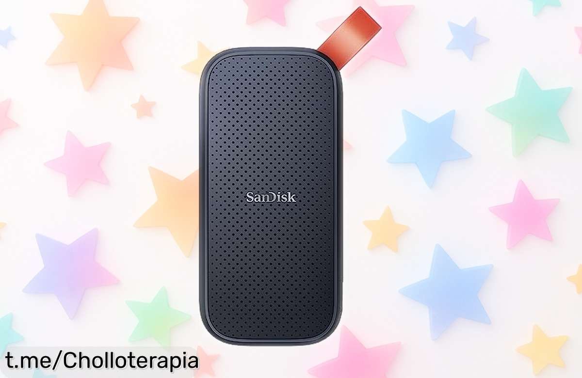 Disco duro externo SSD SanDisk de 2 TB, velocidad brutal y resistente: gran rebaja que no puedes dejar pasar ¡Protege tus recuerdos con este súper chollo ahora!