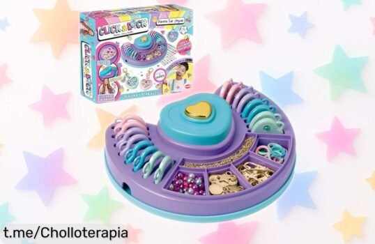 Diseña tus joyas únicas con Click & Lock, mezcla brillantes y expresa tu estilo. ¡Aprovecha este super chollo antes de que se acabe!