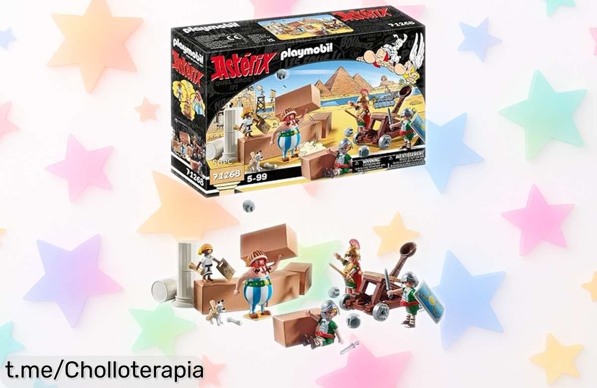 Disfruta de la épica batalla con el juguete Playmobil de Asterix y Numerobis, ¡rebajado a un precio muy bajo que no puedes dejar escapar! Empieza tus aventuras memorables ahora.