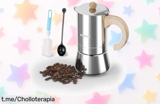 Disfruta de tu café favorito en un instante con la cafetera italiana UPOHYEE, ahora a un precio rebajado que no puedes dejar pasar. ¡Hazte ya con esta joya y saborea tus momentos!