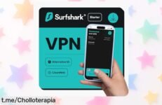Disfruta de una navegación libre y segura con VPN Surfshark Starter por un precio rebajado que no puedes dejar pasar. ¡Hazte ya con esta oferta limitada antes de que se esfume!