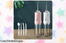 Dispositivo de limpieza dental con chip inteligente y boquilla 360° a precio rebajado, ¡no te pierdas esta oferta única que transformará tu sonrisa!