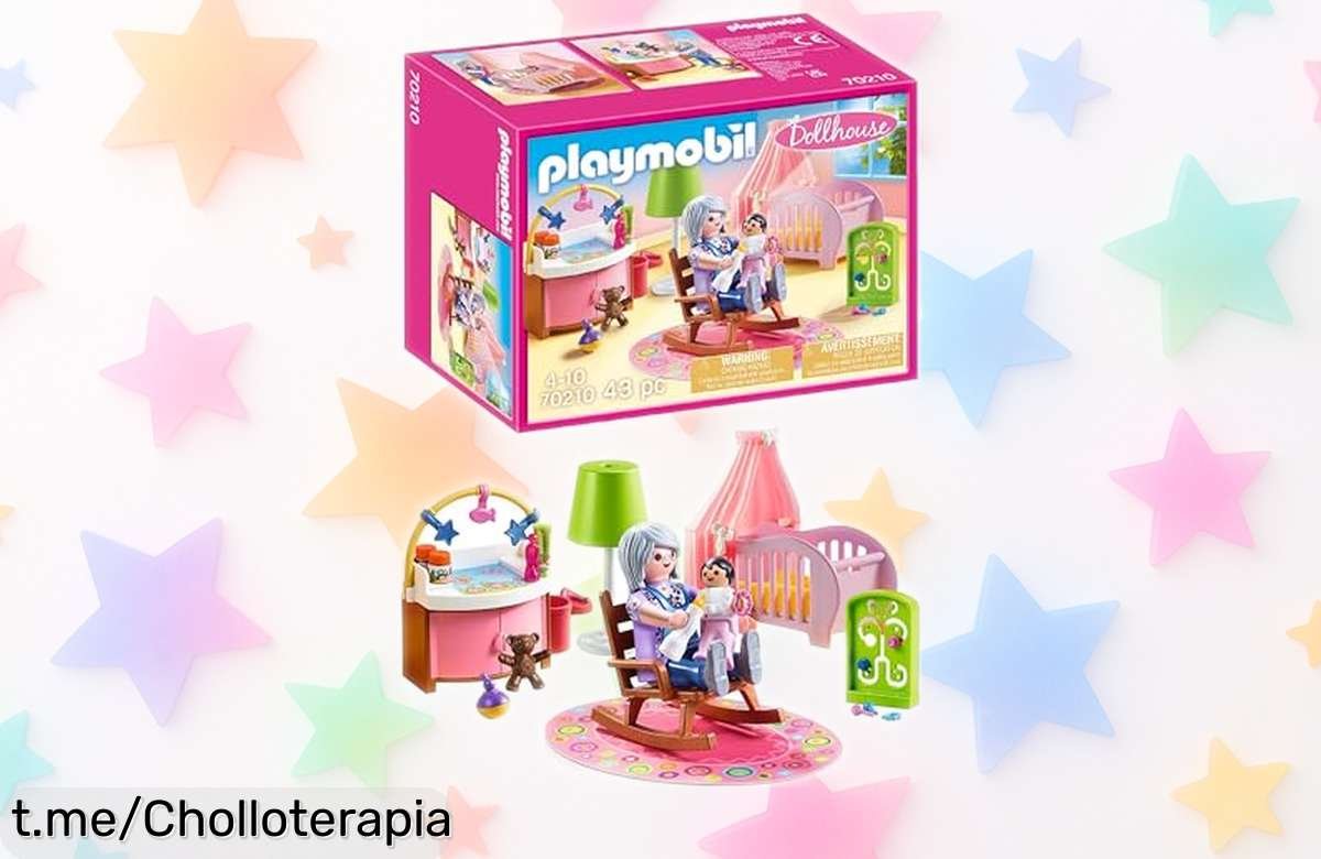 Divertida habitación del bebé de Playmobil con coche giratorio y poni a precio rebajado: risas y creatividad a un paso, ¡no dejes pasar esta oportunidad!