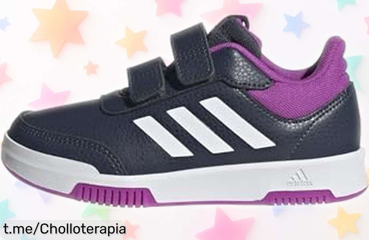 Divertidas zapatillas unisex para niños adidas con cierre autoadherente, ¡un super chollo con precio rebajado que hará sonreír a los peques al correr felices!