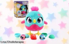 Divertido peluche interactivo que canta y baila, ¡ahora con un precio rebajado! Regala risas y sorpresas a los más pequeños antes de que se acabe esta oferta única.
