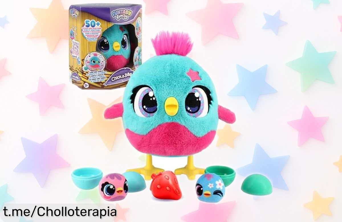 Divertido peluche interactivo que canta y baila, ¡ahora con un precio rebajado! Regala risas y sorpresas a los más pequeños antes de que se acabe esta oferta única.