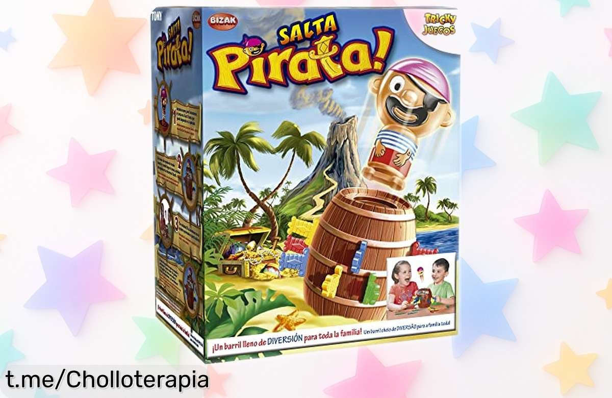Diviértete a lo grande con el juego Bizak Tricky Salta Pirata y aprovecha este descuentazo limitado para llenar tu hogar de risas ¡Hazlo tuyo antes que se agote!