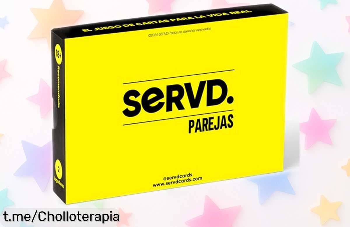 Diviértete como nunca con el juego de cartas para parejas SERVD, rebajado y lleno de sorpresas que alegrarán cada momento juntos. ¡No te lo pierdas!