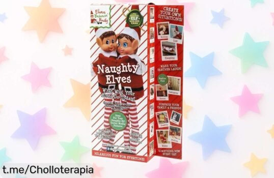 Dúo de peluches elfo y elfa Colorbaby, un regalo mágico para los peques a precio rebajado que no puedes dejar escapar. ¡Corre antes de que se agoten y sorprende esta Navidad!