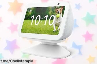 Echo Show 5 blanco con soporte regulable a precio rebajado, control total de tu hogar y sonido potente que alegrará tus días ¡aprovéchalo ya antes de que se acabe este super chollo!