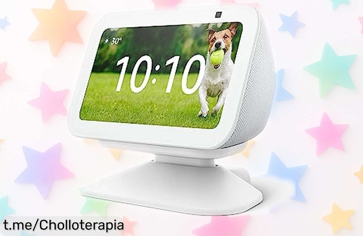 Echo Show 5 blanco con soporte regulable a precio rebajado, control total de tu hogar y sonido potente que alegrará tus días ¡aprovéchalo ya antes de que se acabe este super chollo!