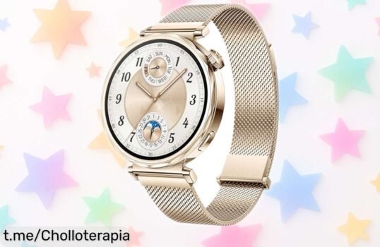 Elegante smartwatch HUAWEI con pantalla ultradura y seguimiento de salud a precio rebajado, ¡aprovecha este super chollo y siente que puedes conquistar el mundo!