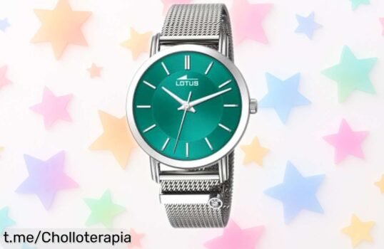 Elegante y espectacular reloj Lotus para mujer, ahora a precio rebajado que no volverás a ver. ¡Dale un toque único a tu estilo antes de que sea demasiado tarde!