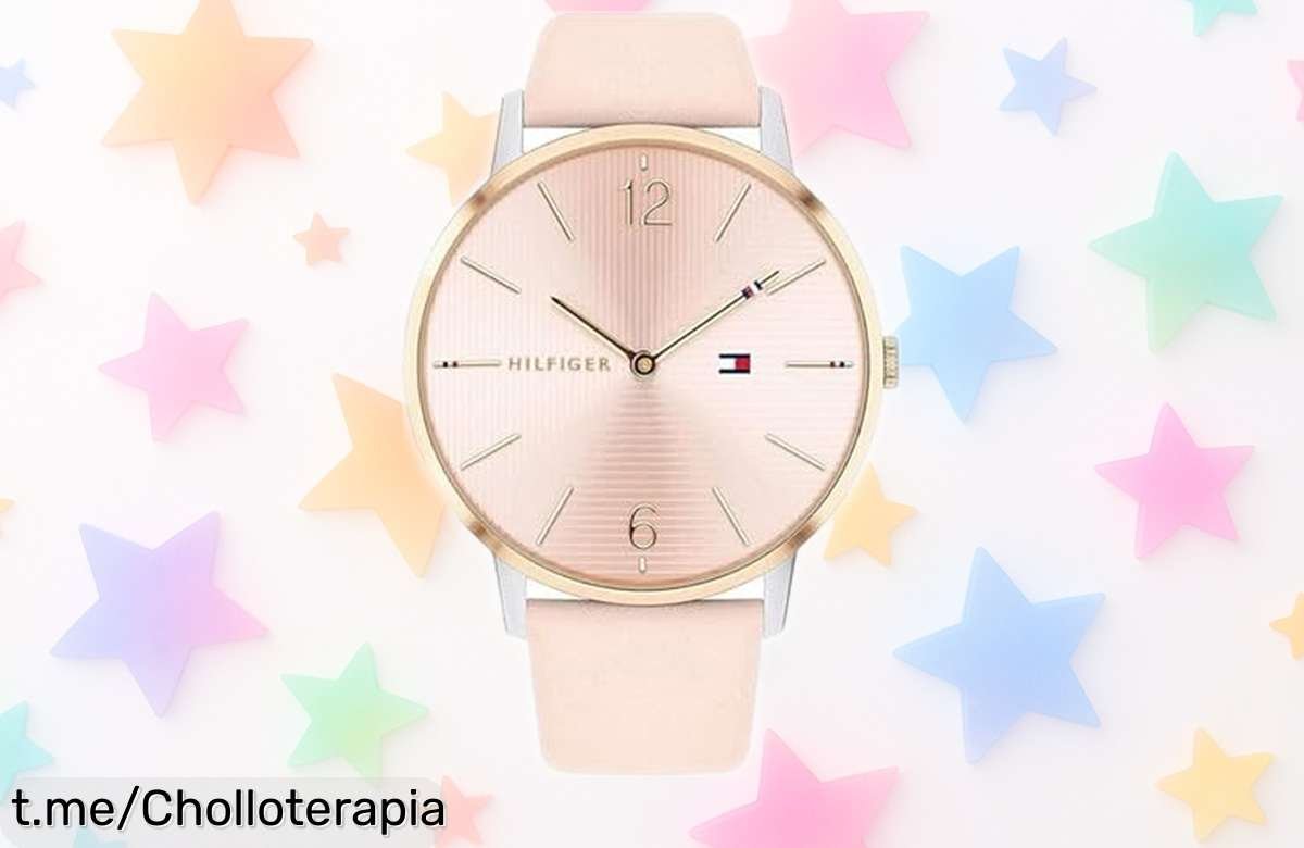 Elegante y espectacular reloj analógico Tommy Hilfiger para mujer a precio rebajado, ¡aprovéchalo ya y deja que cada minuto te haga sentir especial!