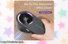 Eliminador de pelusas portátil con pantalla LED, el ofertón que tu ropa necesita ¡Quítalas al instante y presume un look impecable! Las unidades vuelan, no te quedes sin el tuyo.