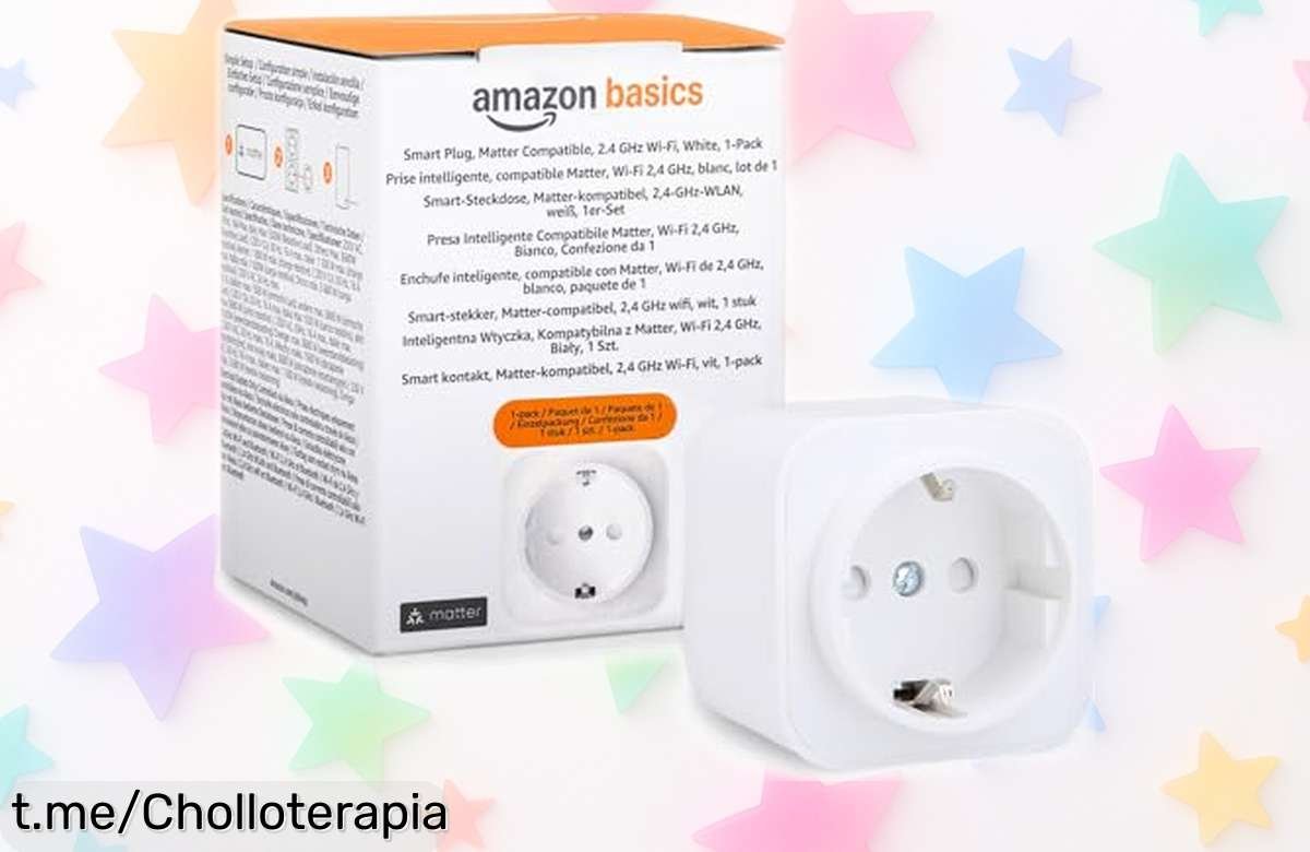 Enchufe inteligente Amazon Basics para controlar todo desde tu móvil: ¡No te pierdas este super chollo a un precio rebajado y dale vida a tu casa ya mismo!
