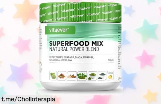 Energizante batido 100% natural con superalimentos: Sácale el máximo partido a tu día por un precio increíble, ¡no dejes escapar esta oportunidad para recargar energía ya!