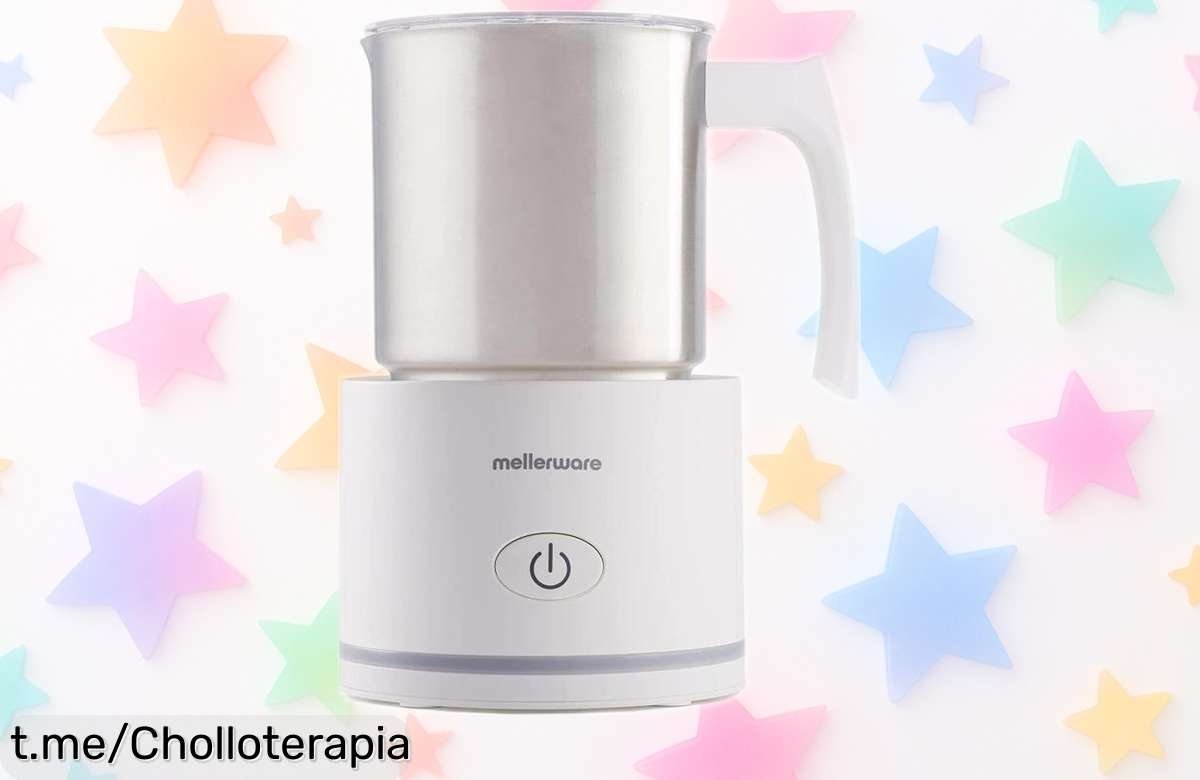 Espumador de leche Mellerware 3 en 1, ahora a precio loco para que sorprendas a todos con café y capuchinos dignos de cafetería ¡No dejes pasar esta oportunidad única!