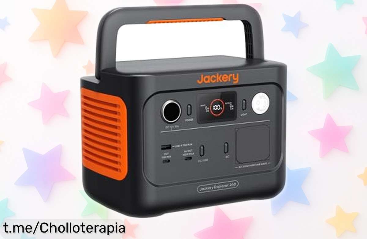 Estación de energía portátil Jackery con carga super rápida y batería que dura 10 años:¡ofertón rebajado! Asegura tranquilidad en tus aventuras, corre antes de que se acaben.