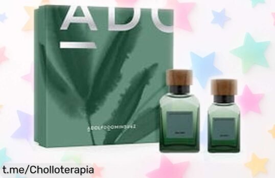 Estuche de bambú con perfume Adolfo Domínguez para hombre, precio rebajado que no verás otra vez; hazte con este chollo y despierta tus emociones ya mismo