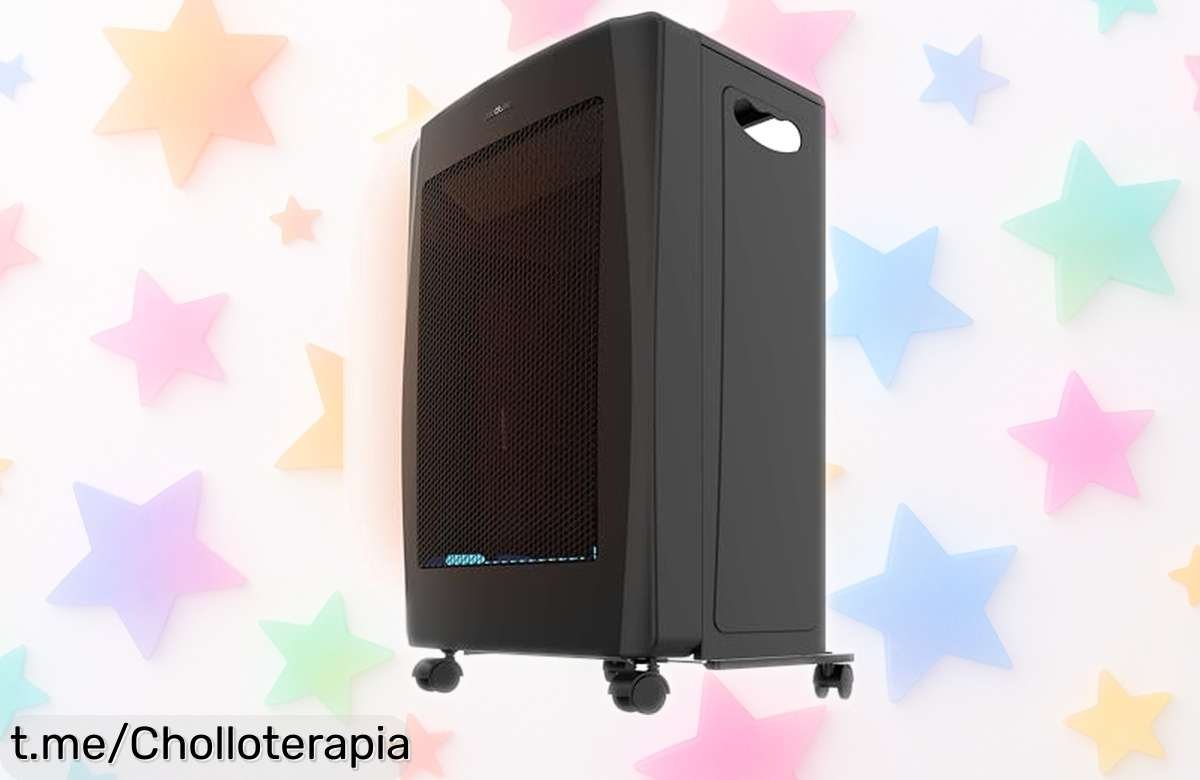 Estufa de gas Cecotec llama azul plegable: ¡calor instantáneo y triple seguridad a un precio increíblemente rebajado! Aprovecha este chollo y siente la calidez en tu hogar.