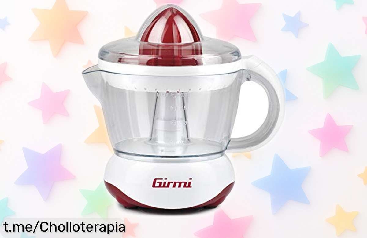 Exprimidor de cítricos Girmi, el super chollo que transforma tus jugos en una explosión de sabor. ¡Aprovecha ahora este precio rebajado y disfruta cada gota!