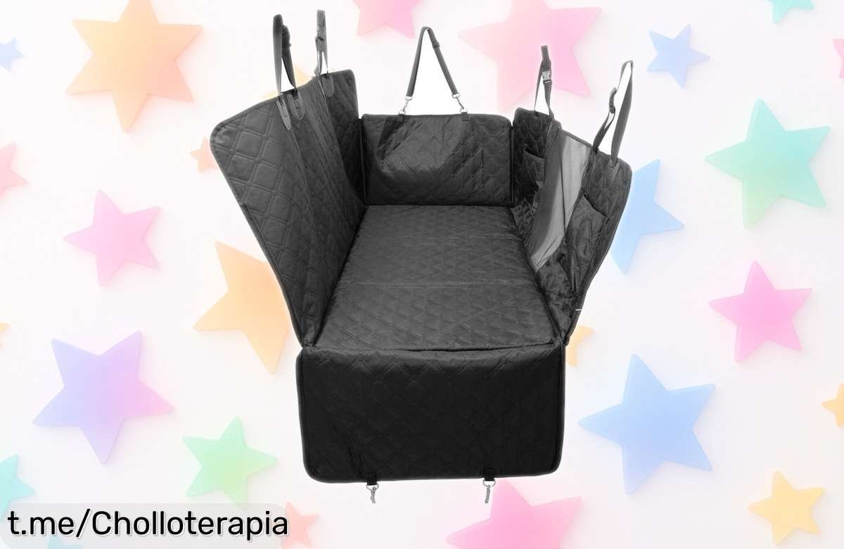 Extensor de asiento trasero para perros Nobleza, protege tu coche y a tu peludo amigo; ahora con un precio rebajado que no puedes dejar pasar, ¡es el momento perfecto para actuar!