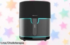 Freidora de aire Cecotec 6.5L con tecnología innovadora, ahora a un precio rebajado que no se ve todos los días ¡Déjate sorprender y cocina platos deliciosos!