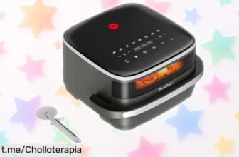 Freidora de aire Moulinex Easy Fry XL, cocina pizzas crujientes en solo 7 minutos y ahorra tiempo; ¡es un super chollo que no puedes dejar escapar!