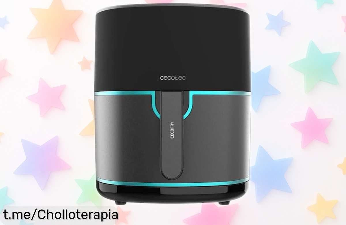 Freidora de aire sin aceite Cecotec 6.5L: ¡cocina delicioso con solo una cucharada! Aprovecha el precio rebajado y lleva la tuya antes de que se agoten, no te quedes sin ella.
