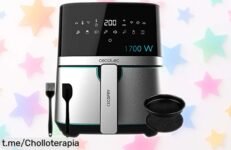 Freidora de aire sin aceite Cecotec Air Fryer 5,5 L en oferta loca: cocina sano, sabroso y rápido. ¡Hazte con este chollo antes de que se agoten las unidades únicas!