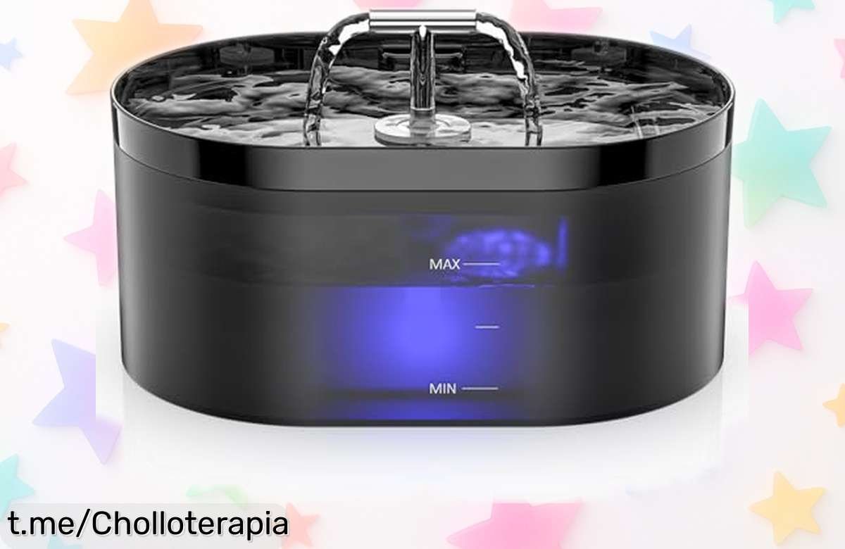 Fuente automática para gatos 2,2 l: agua fresca y limpia siempre disponible a precio rebajado. ¡Tus mascotas lo agradecerán! No te quedes sin la tuya, date prisa que vuelan.