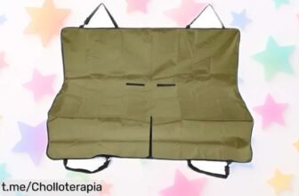 Funda impermeable para asiento trasero de coche, protección resistente y super chollo para tus perros, ¡dale a tu mascota el viaje que merece antes que se agoten!