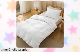 Funda nórdica Bedsure para cama 90 con cremallera y microfibra cepillada, ¡super chollo que no puedes dejar escapar! Renueva tu habitación y dale ese toque especial hoy mismo.