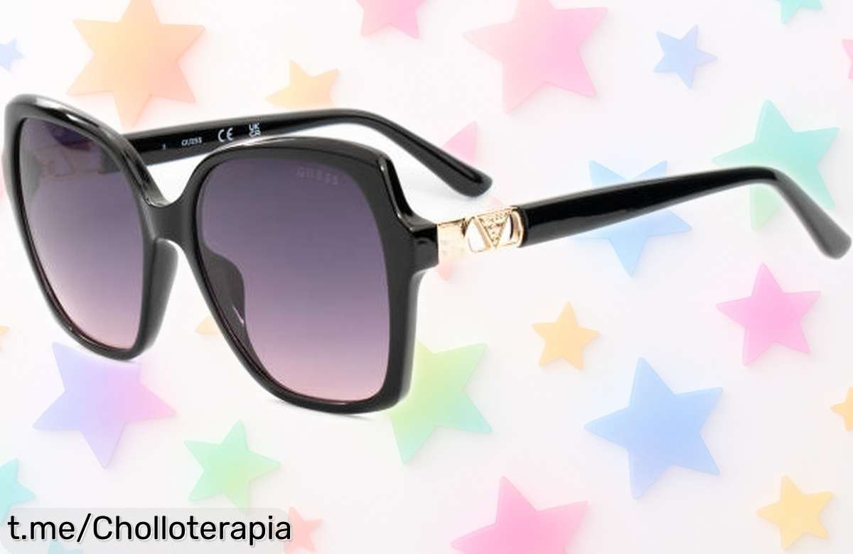 Gafas de sol Guess para mujer con diseño irresistible, ¡rebajadas a un precio loco! Siéntete única y lista para brillar en cualquier plan. ¡No te quedes sin las tuyas porque vuelan!