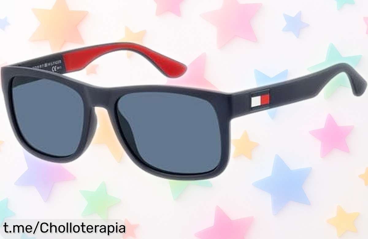Gafas de sol para hombre Tommy Hilfiger con diseño elegante a precio rebajado, ¡súper oferta que no puedes dejar escapar!¡Dale un toque especial a tu look ahora!