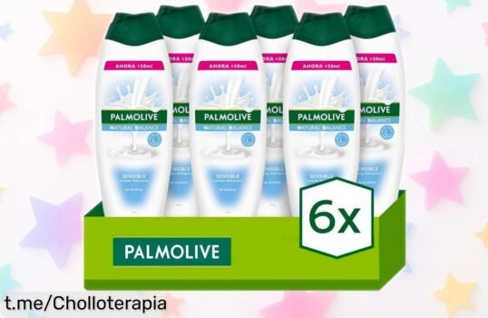 Gel de ducha Palmolive Natural Balance x6 a precio rebajado, cuida tu piel con suavidad y frescura. ¡No esperes más para sentirte genial! ¡Aprovecha este super chollo ya!
