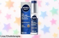 Gel facial hidratante antiedad NIVEA MEN, reafirma y reduce arrugas a precio rebajado. ¡No dejes escapar este super chollo para lucir un rostro fresco y joven!