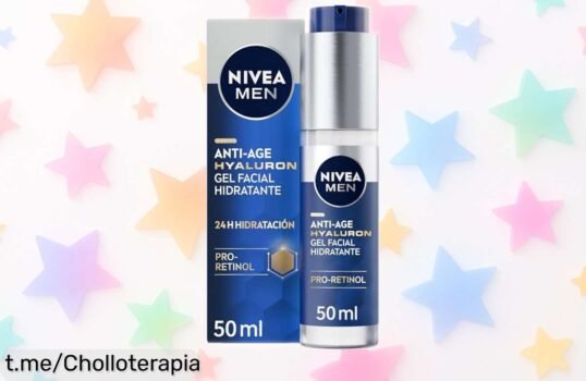 Gel facial hidratante antiedad NIVEA MEN, reafirma y reduce arrugas a precio rebajado. ¡No dejes escapar este super chollo para lucir un rostro fresco y joven!