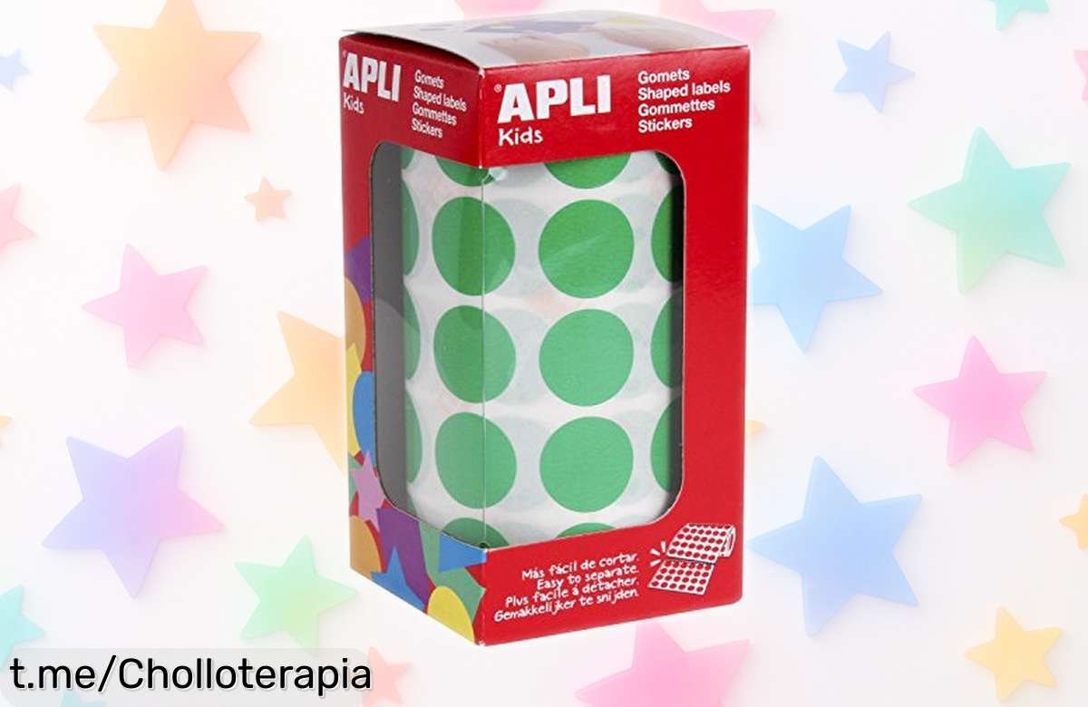 Gomets autoadhesivos verdes para que los peques aprendan jugando, ¡oferta increíble que no podrás dejar pasar! Haz de cada juego una aventura.