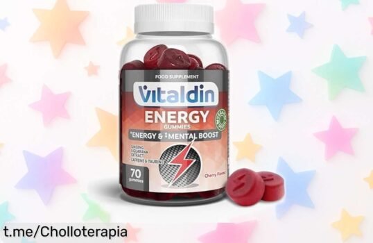 Gominolas energéticas Vitaldin, un super chollo que te da energía al instante y maximiza tu concentración. ¡Aprovecha ahora para sentirte imparable!