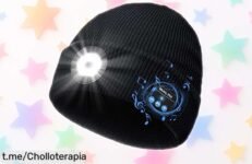 Gorro con Bluetooth y luces LED, regalo original para él que destaca en Navidad: super chollo a precio loco solo por tiempo limitado. ¡Brilla con estilo y sorprende ahora!