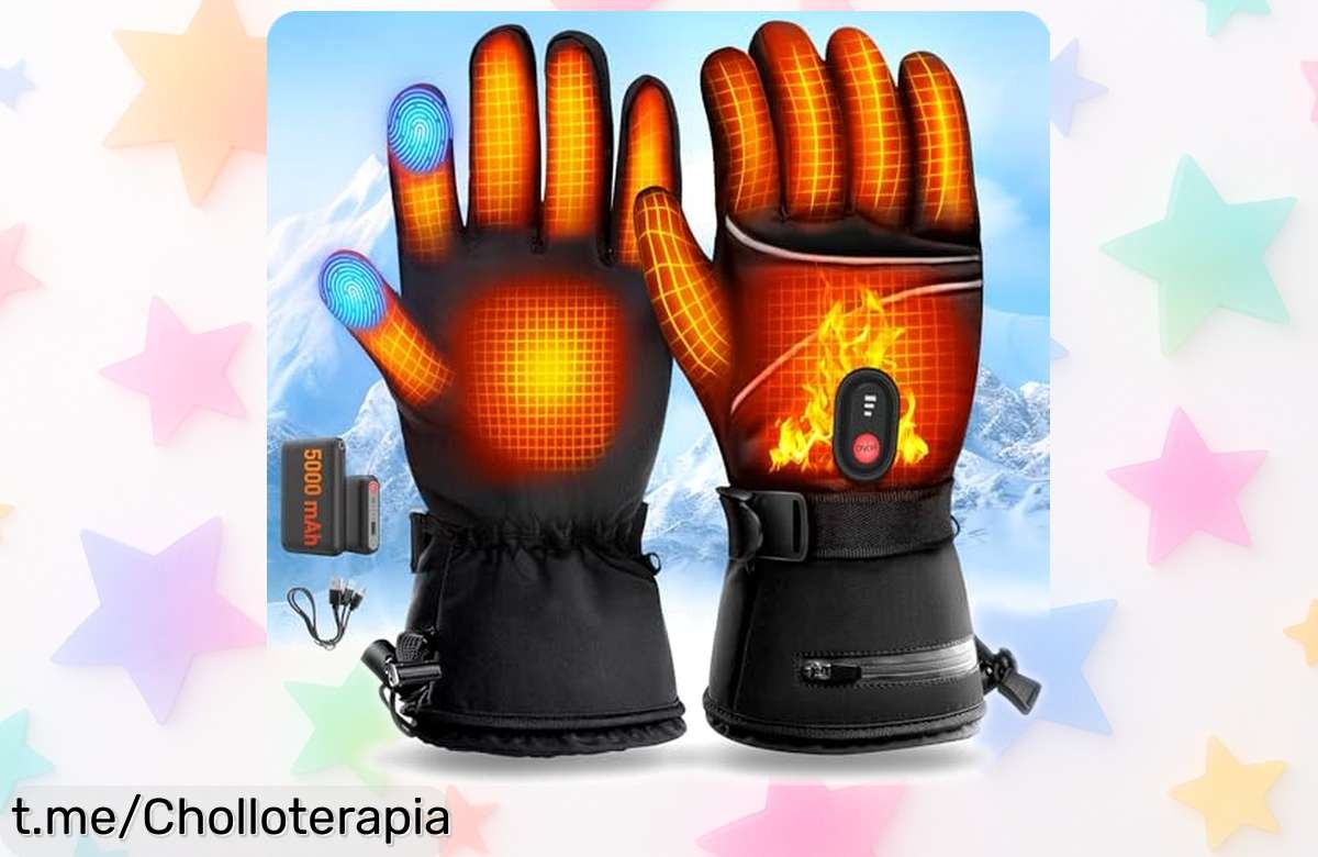 Guantes calefactables DeeprBetter rebajados: Calor en solo 15 segundos y control del móvil sin sacártelo, ¡no dejes que se te escapen este chollo antes de quedarte helado!