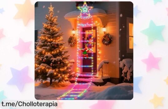 Guirnalda de luces de Navidad con mando a distancia, rebajada para llenar tu hogar de magia ¡No te quedes sin este super chollo y alegra cada rincón antes que se agote!