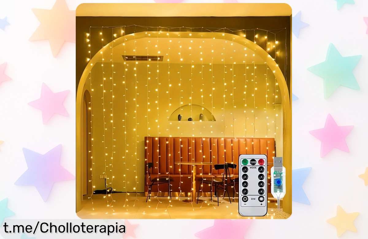 Guirnaldas de luces USB con control remoto para que tus fiestas brillen como nunca, ¡aprovecha el precio rebajado y añade magia a tu hogar antes de que se agoten!