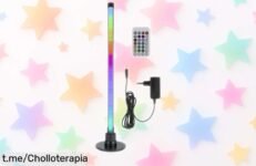 Haz que tu espacio brille con la lámpara LED REV, ¡ahora en un super chollo! Controla la luz desde el móvil y aprovecha este precio rebajado por tiempo limitado.