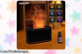 Humidificador de aroma con luz LED nocturna deja tu hogar fresquito y lleno de buen rollo, oferta limitada ¡No te lo pierdas, corre antes que vuela!